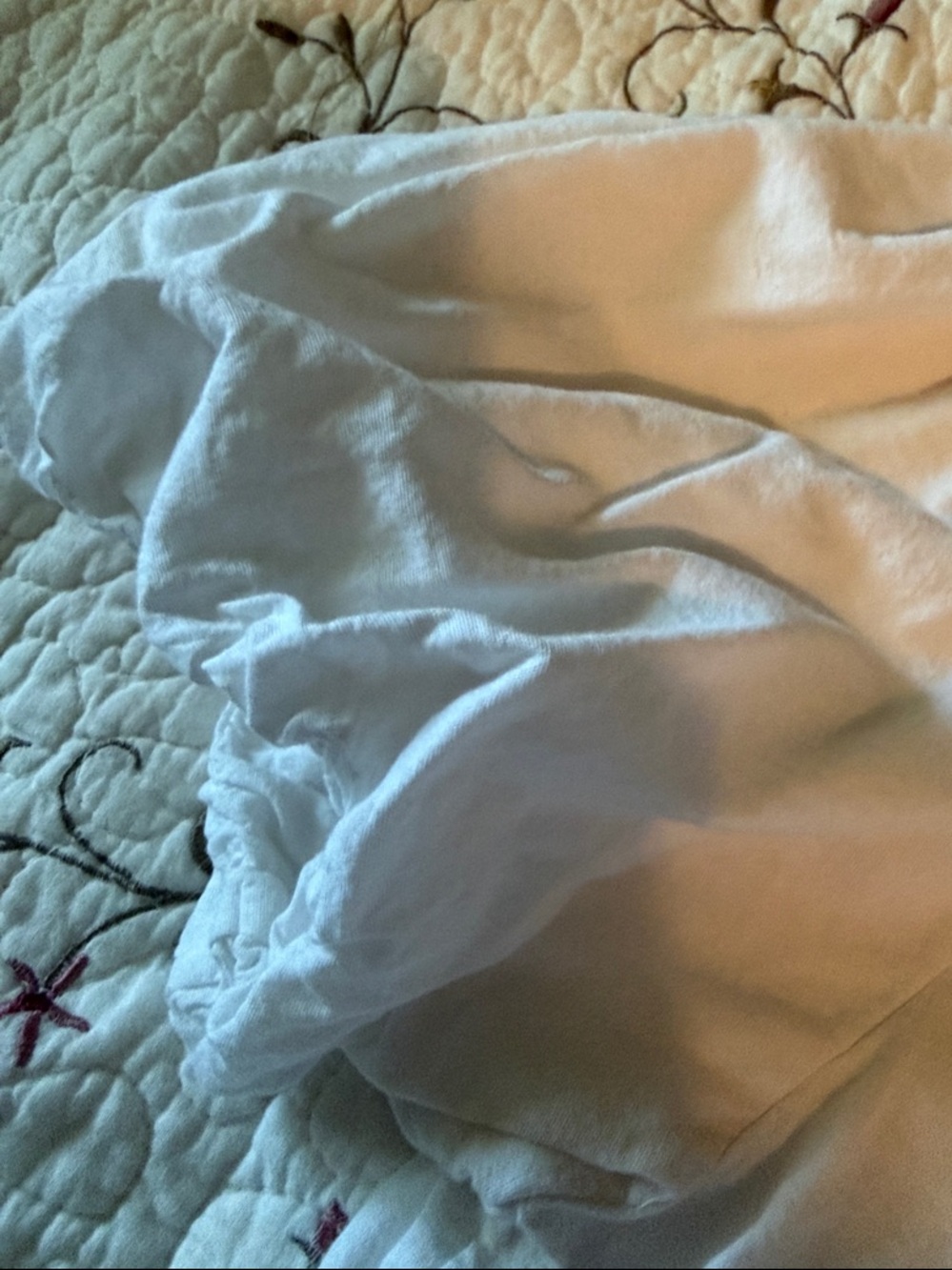 LC Lauren Conrad White Cotton Button Front Blouse - Picture 3 of 4